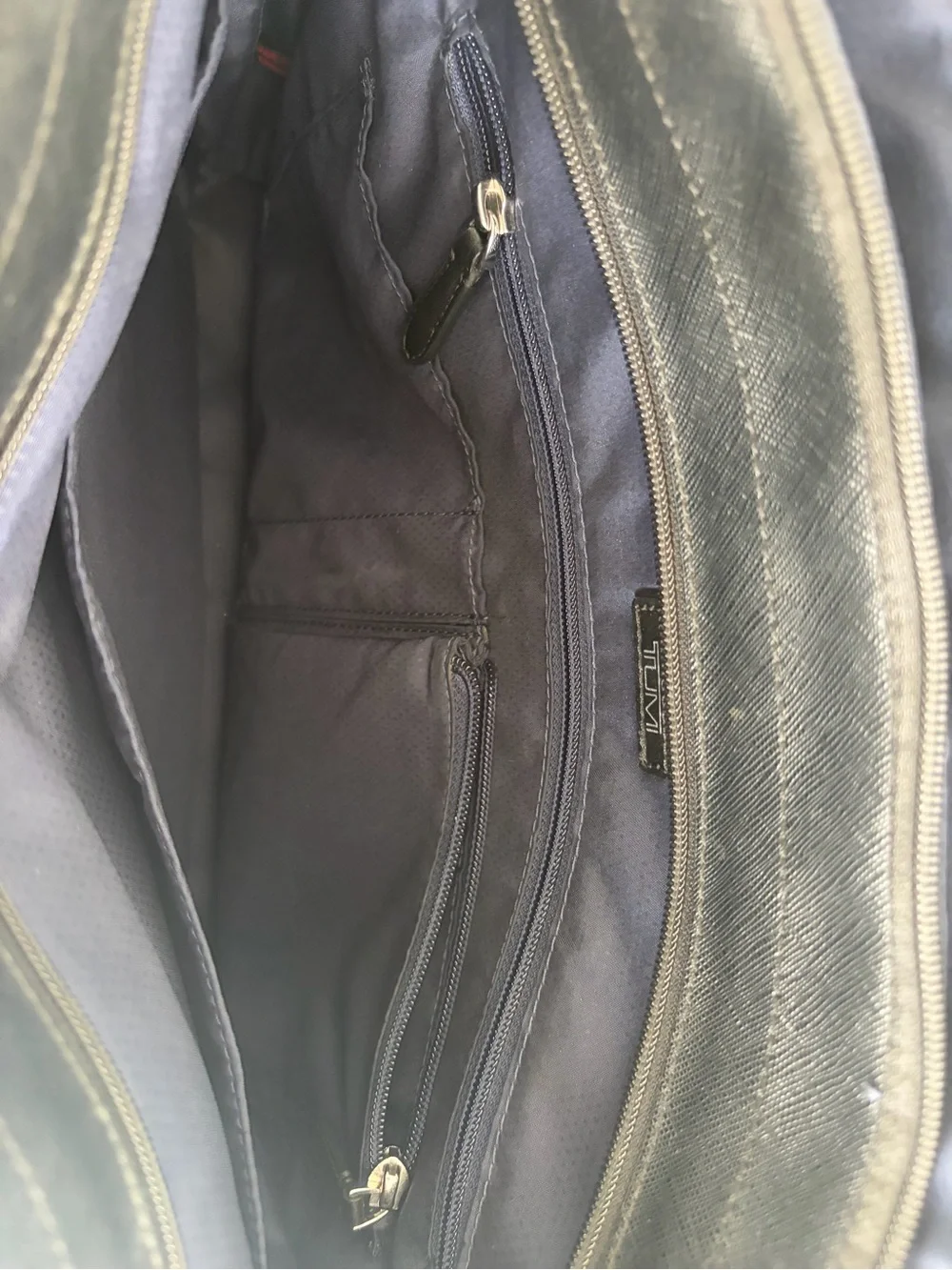 Tumi Black Men's Professional Briefcase with Top Handles